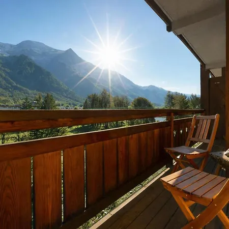 Lejlighed Capucins22 Mont Blanc View 1br W/ Balcony Garage - Happy Chamonix