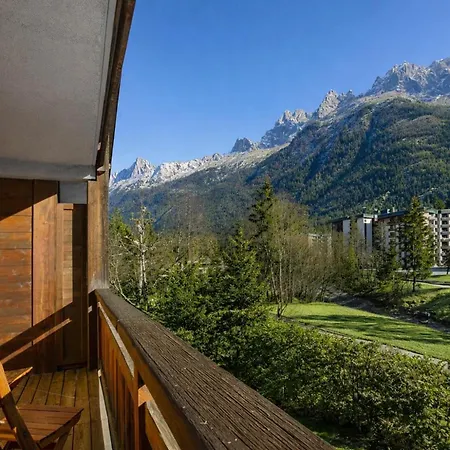 Lejlighed Capucins22 Mont Blanc View 1br W/ Balcony Garage - Happy Chamonix