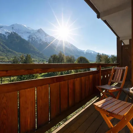 Capucins22 Mont Blanc View 1br W/ Balcony Garage - Happy Chamonix