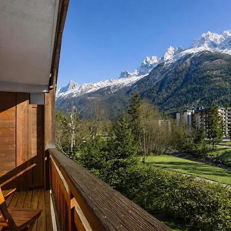 Capucins22 Mont Blanc View 1br W/ Balcony Garage - Happy Daire *