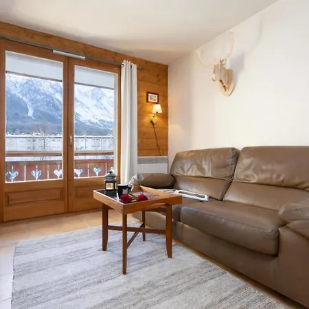 Appartement Capucins22 Mont Blanc View 1br W/ Balcony Garage - Happy Chamonix